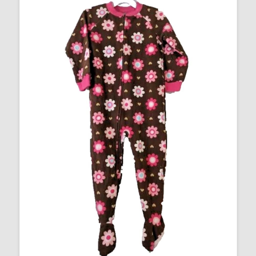 NWT Carter's Comfy-Fit Toddler Girls Butterfly Dot Pajama Dream PJ Sleep…
